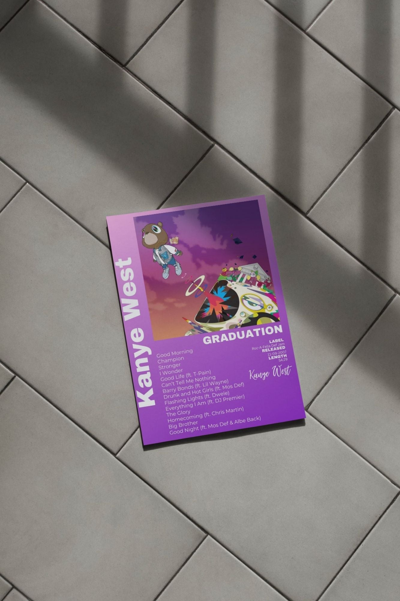 Plakat Kanye West - Graduation