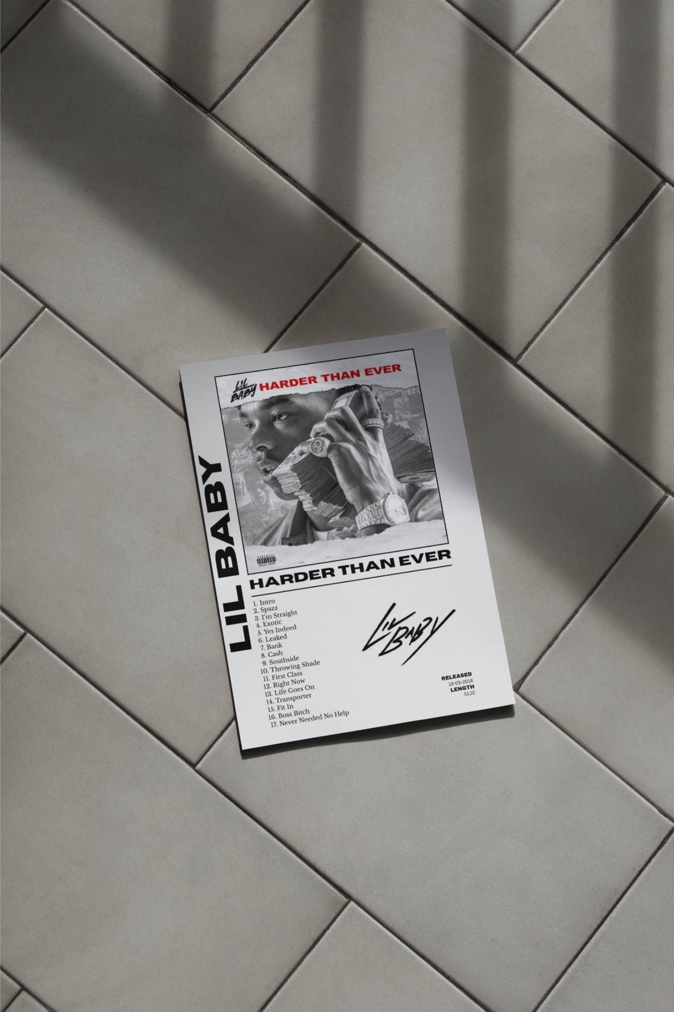 Plakat Lil Baby - Harder Than Ever