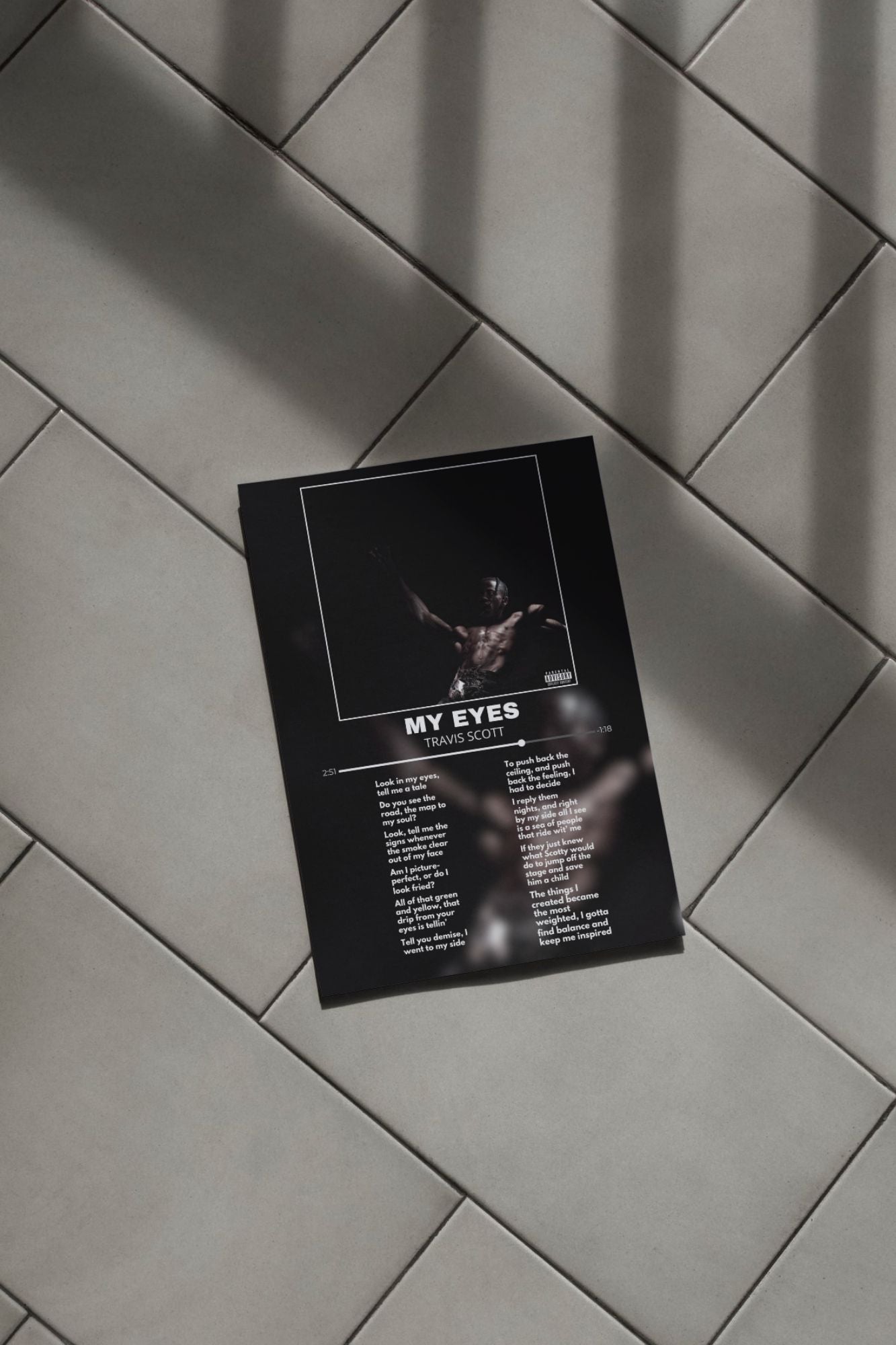 Plakat Travis Scott - My Eyes