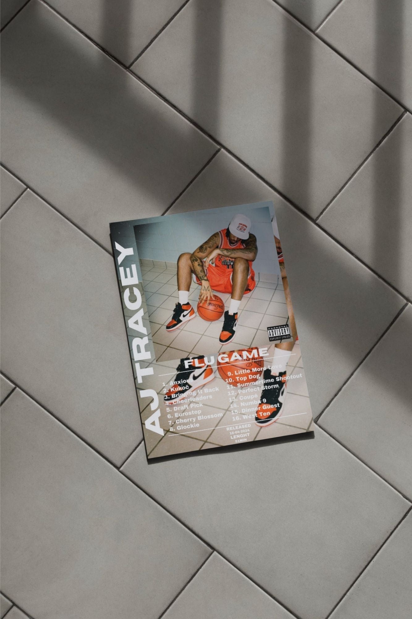 AJ Tracey - Flu Game 30x40cm