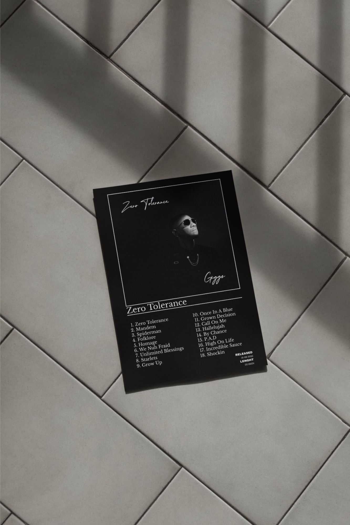 Giggs - Zero Tolerance 30x40cm
