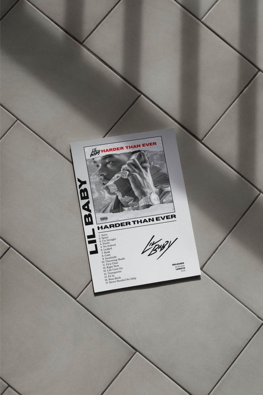 Plakat Lil Baby - Harder Than Ever