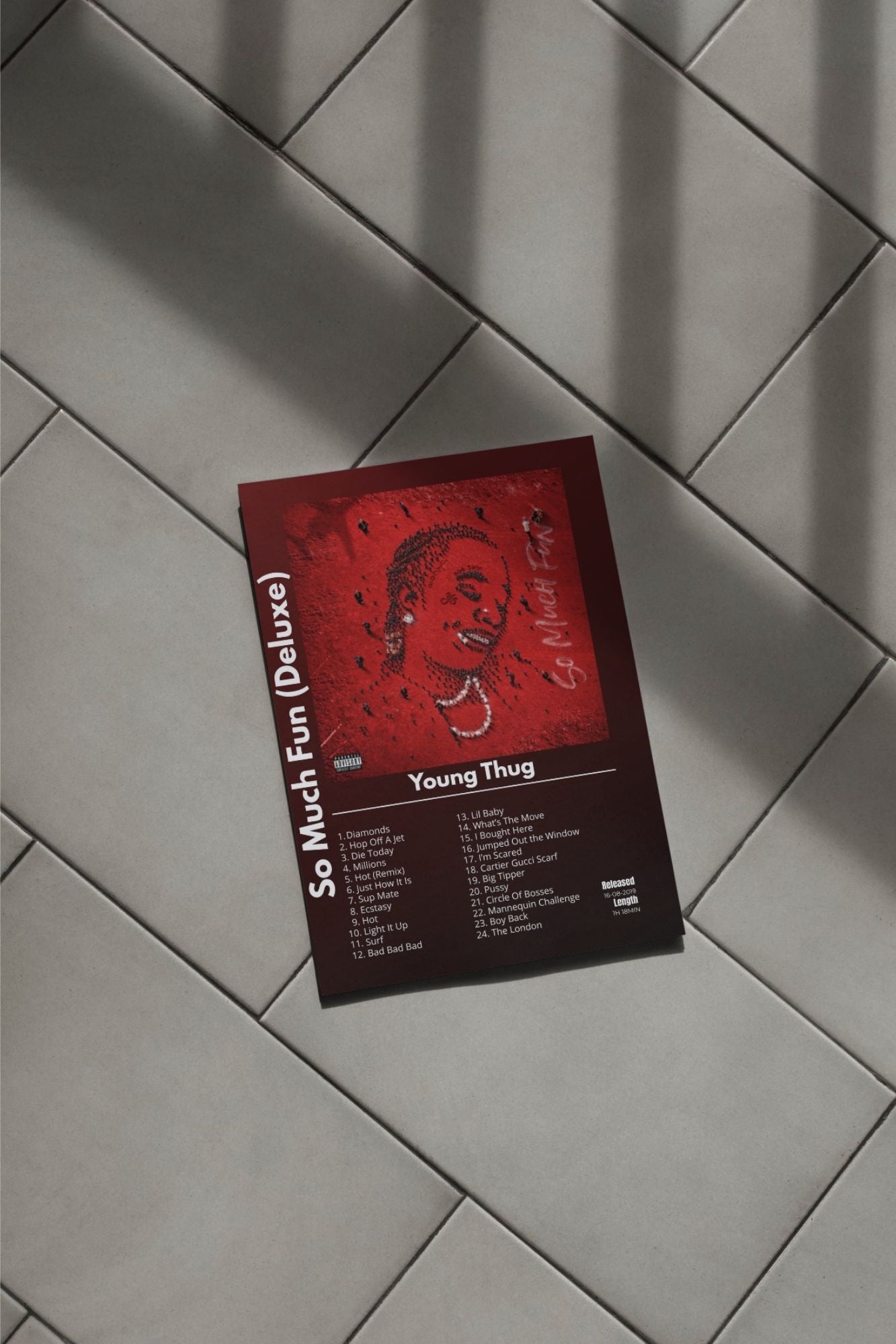 Young Thug - So Much Fun (Deluxe) 30x40cm