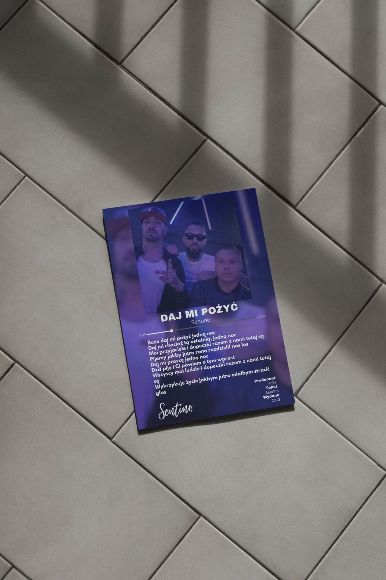 Plakat Sentino - Daj Mi Pożyć