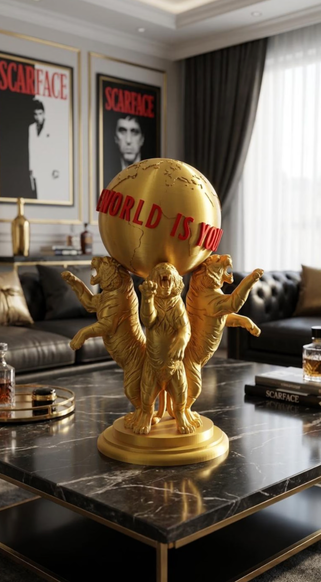 Statuetka The World Is Yours