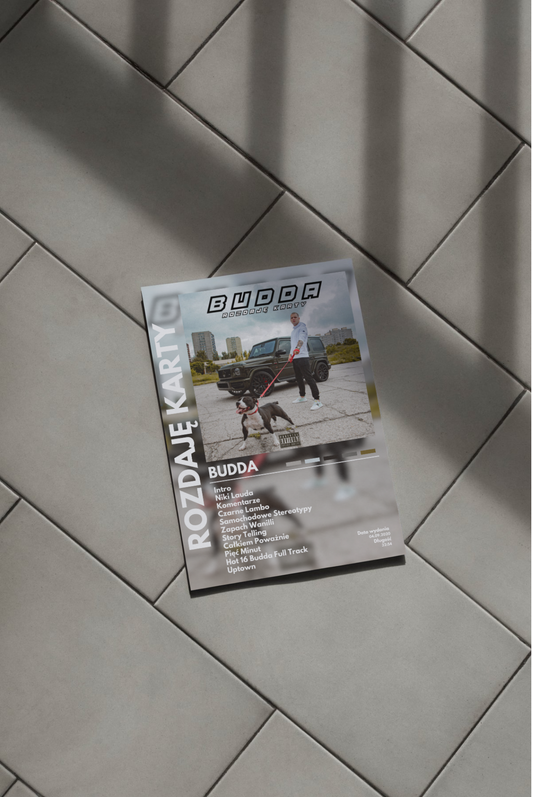 Plakat Budda - Rozdaję Karty