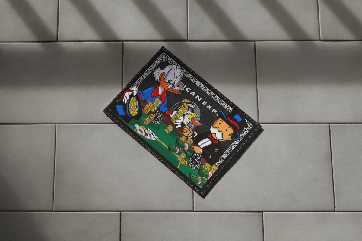 Sknerus McKwacz & Mr. Monopoly American Express Poker 40x30cm